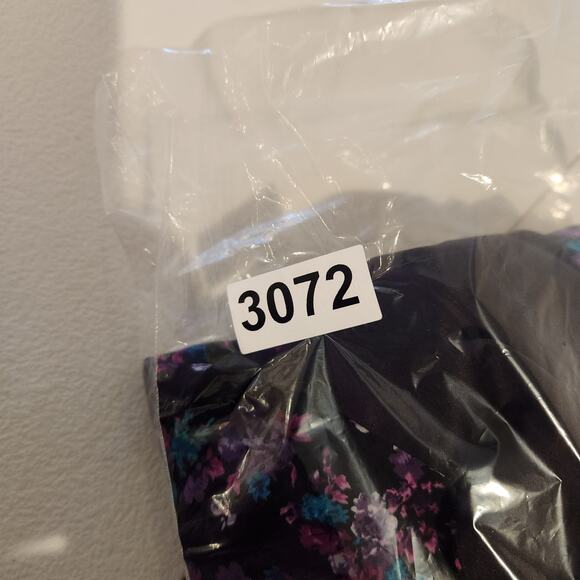 Torrid Black Floral V Neck Sleeveless Mini Skater Dress Size 4X Whimsigoth - Picture 10 of 10